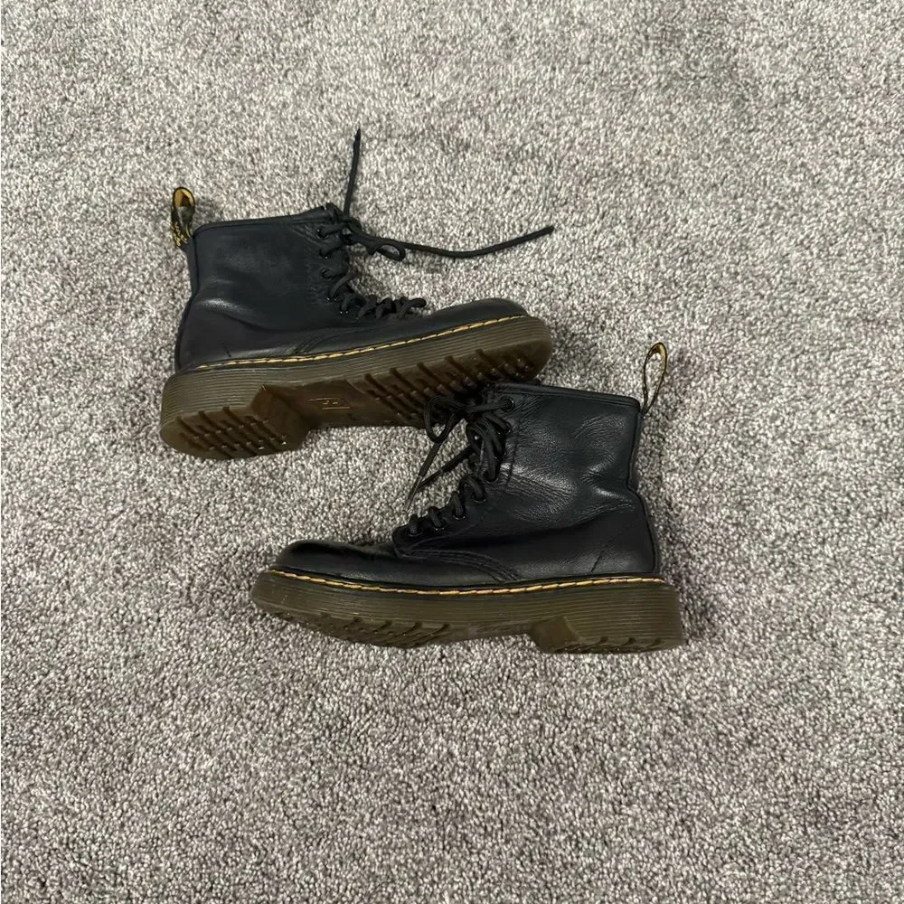 Dr. Martens 1460 Black Lace-Up Leather Boots Sz 12